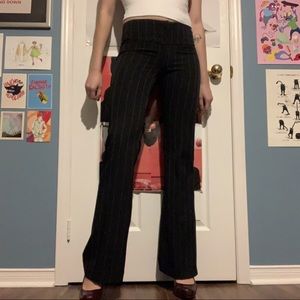 Seduction Flare Pinstripe Pants